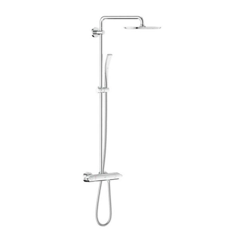 Grohe RAINSHOWER SYSTEM 27 472 quick start guide Grohe RAINSHOWER SYSTEM 27 472 quick start guide