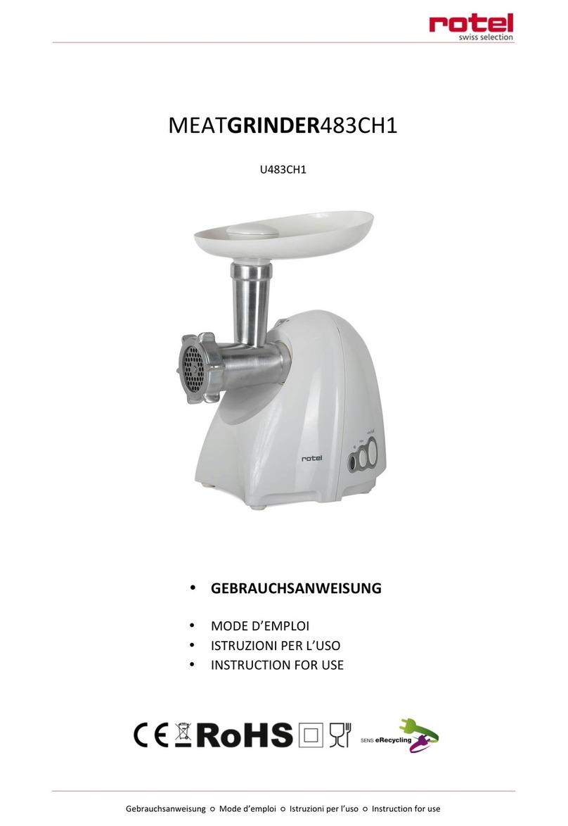 Rotel U483CH1 Instructions for use