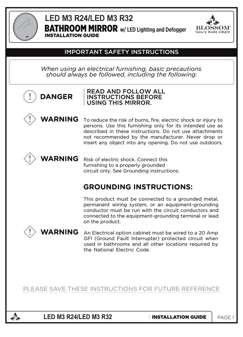 Blossom LED M3 R24 User manual