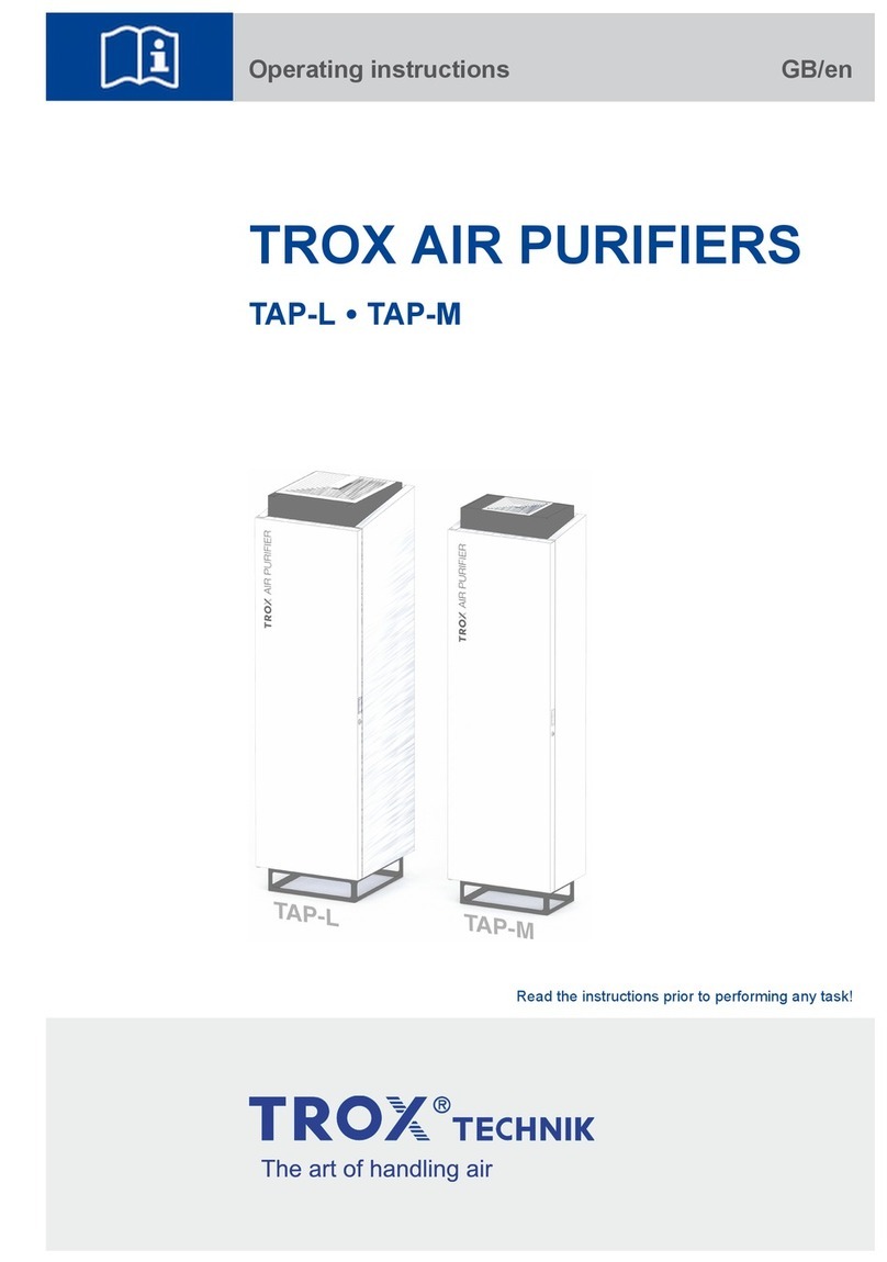 Trox TAP Series operating instructions