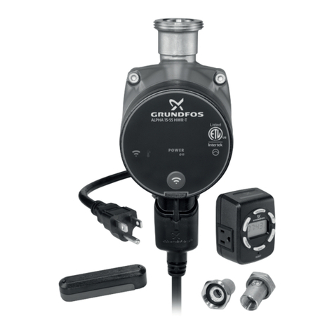 Grundfos ALPHA 15-55 HWR-T User manual