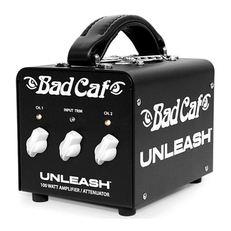 Bad Cat UNLEASH operating manual