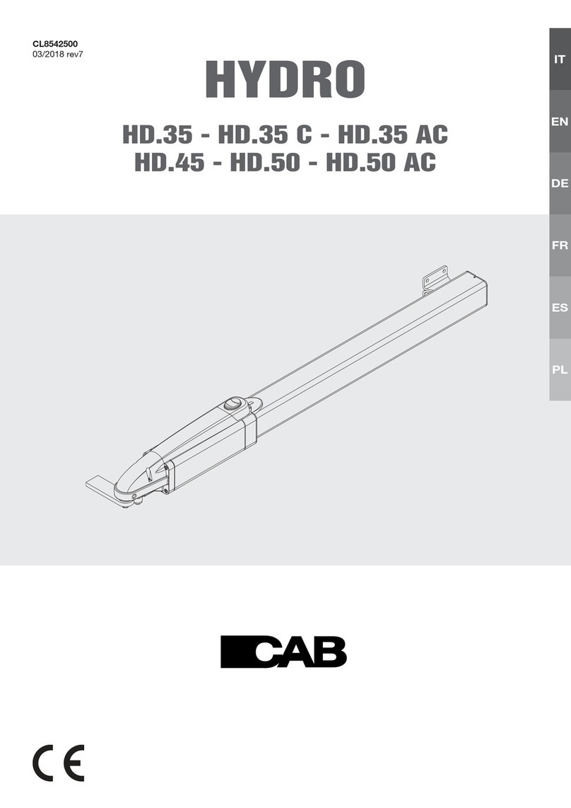 CAB Hydro HD.35 manual