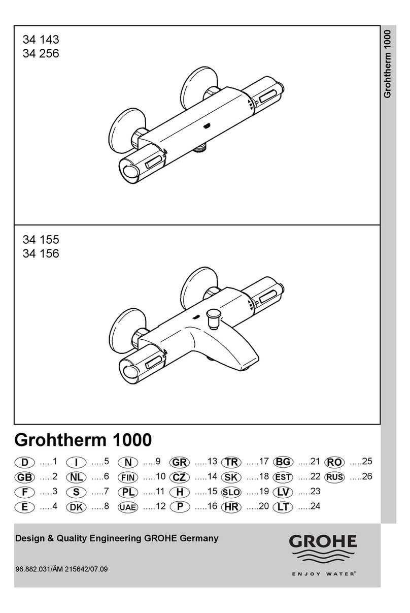 Grohe Grohtherm 1000 34 334 User manual