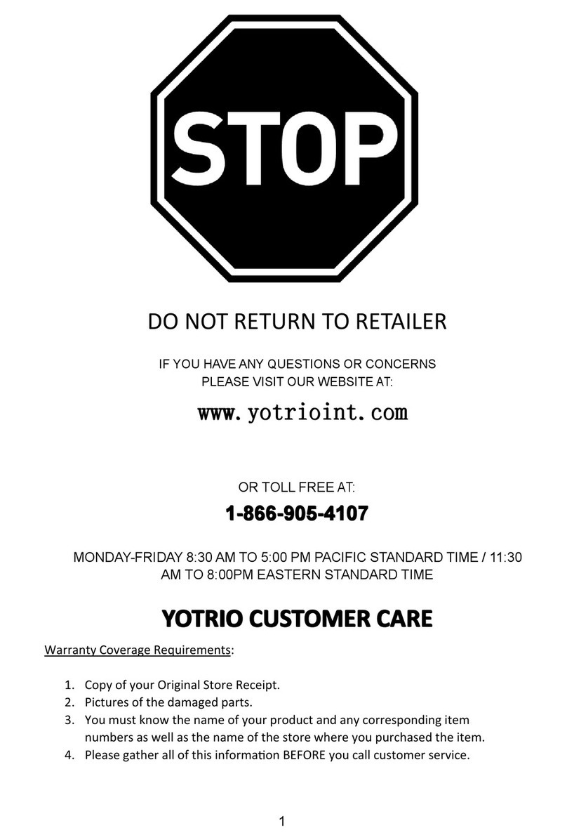 YOTRIO BHD128059664001 User manual