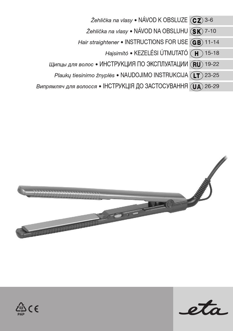 eta 7333 User manual