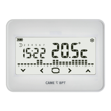 CAME BPT TH/550 Installation and use manual