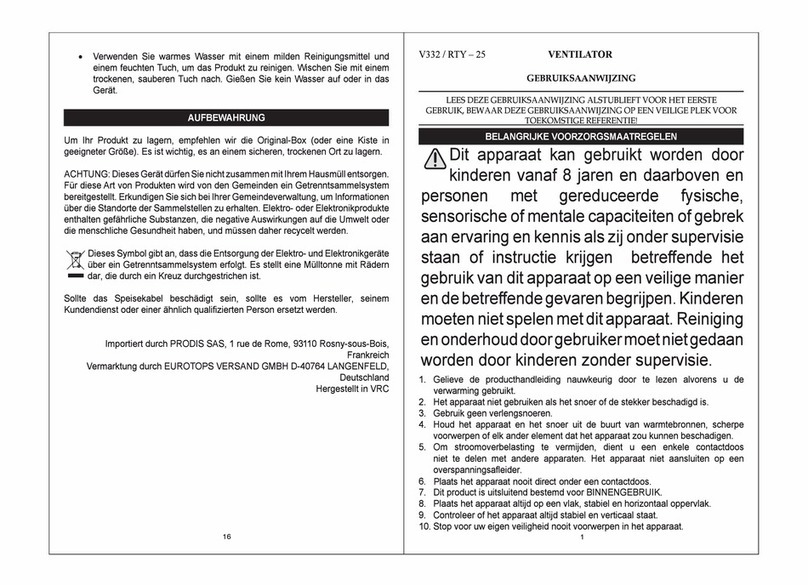 Eurotops 27936 user manual