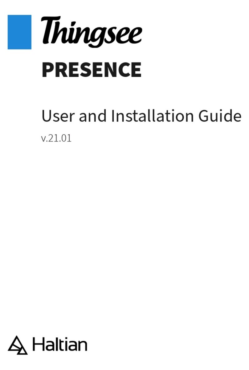 Haltian Thingsee PRESENCE User and installation guide