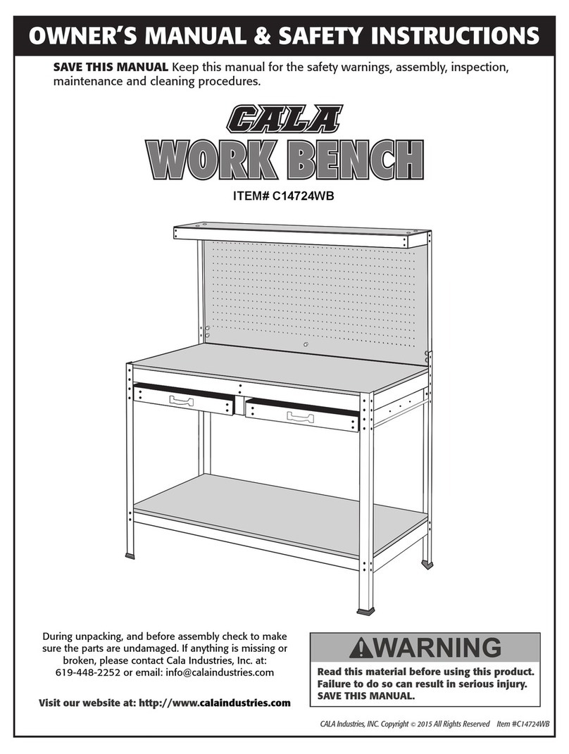 Cala C14724WB Owner's manual & safety instructions