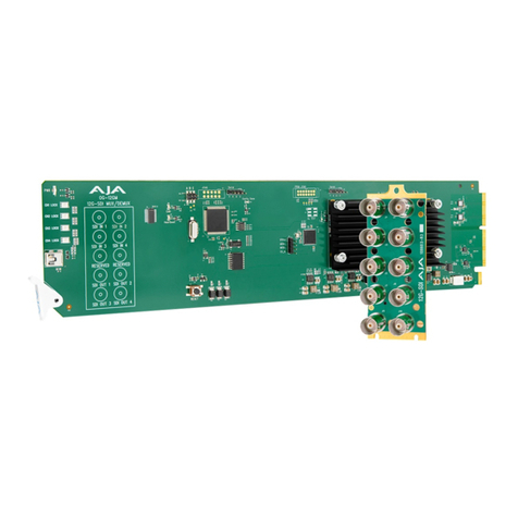 AJA OG-12GM Installation and operation guide