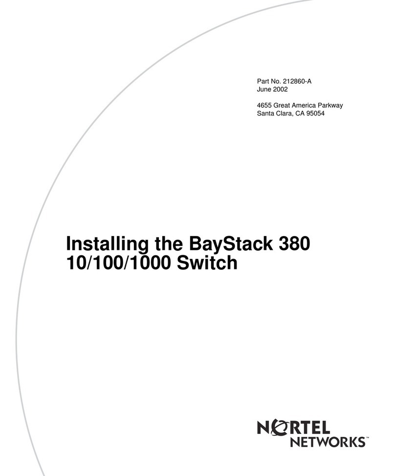 Nortel BayStack 380 Instruction Manual