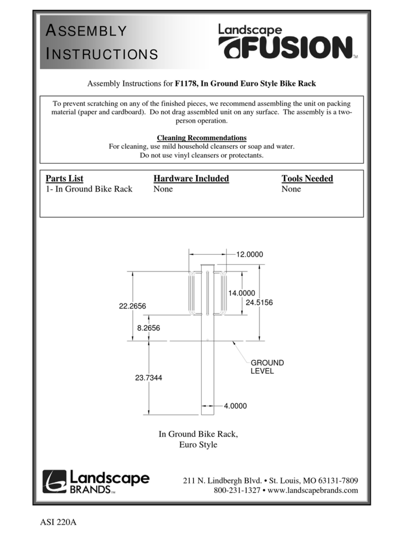 Landscape Fusion F1178 Assembly instructions