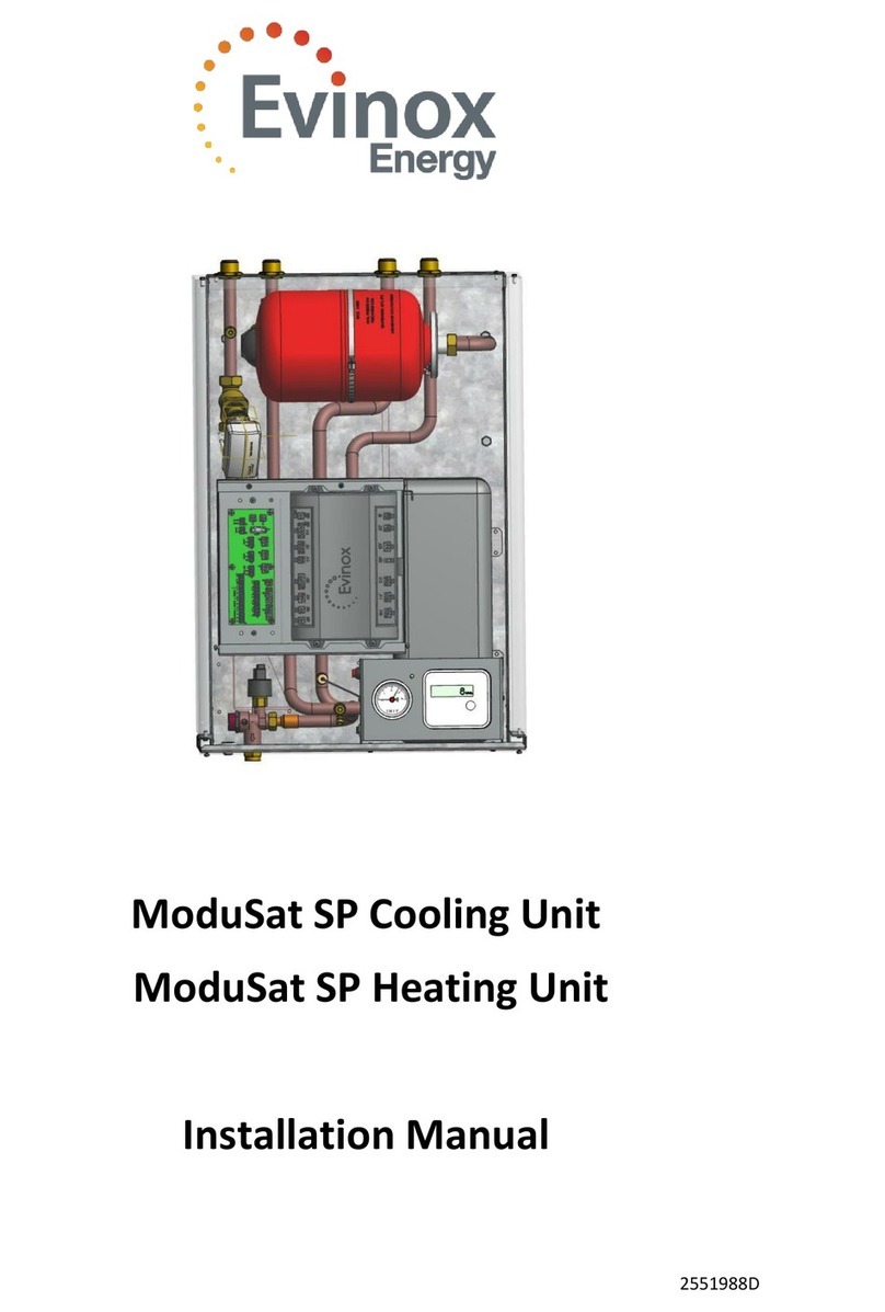 Evinox ModuSat SP Cooling Unit User manual