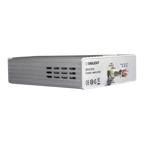 SIGLENT SPA1010 Series User manual