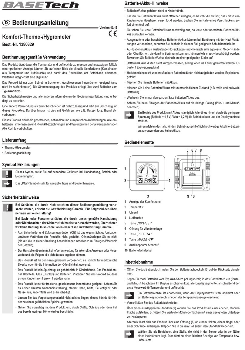 BASETech 1380329 User manual