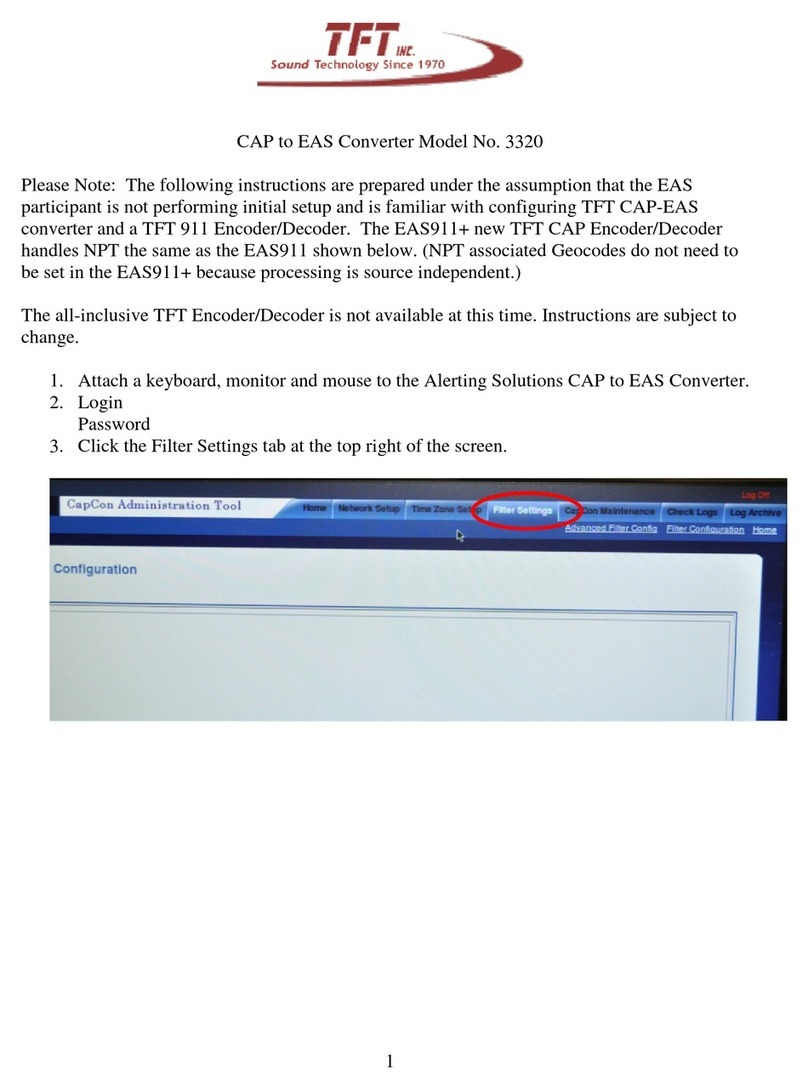 TFT 3320 instructions