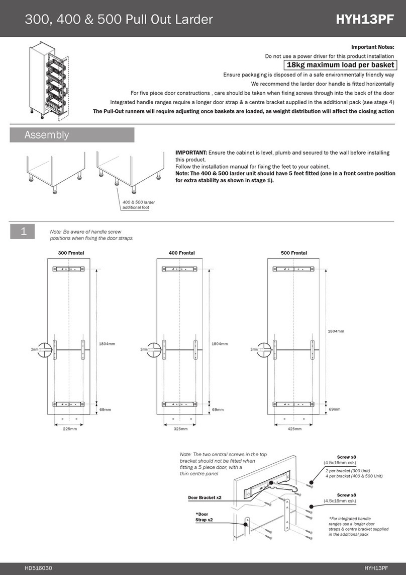 Howdens HYH13PF Assembly