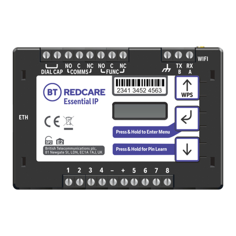 BT Redcare Essential IP installation guide