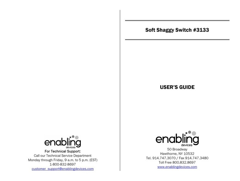 Enabling Devices Soft Shaggy Switch User manual