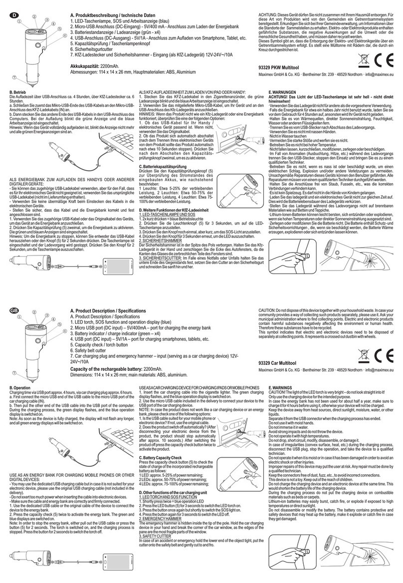 Maximex 93329 manual