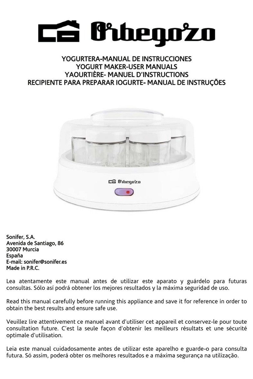 Orbegozo YU 2350 User manuals