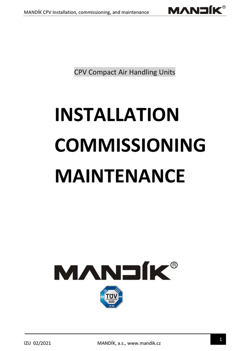 MANDÍK 0789-0010 Installation, commissioning maintenance