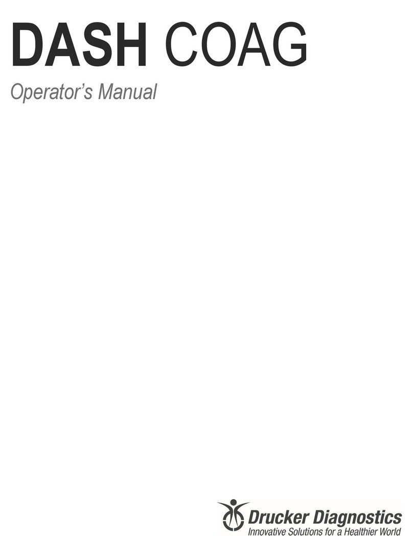 Drucker Diagnostics DASH COAG Operator's manual