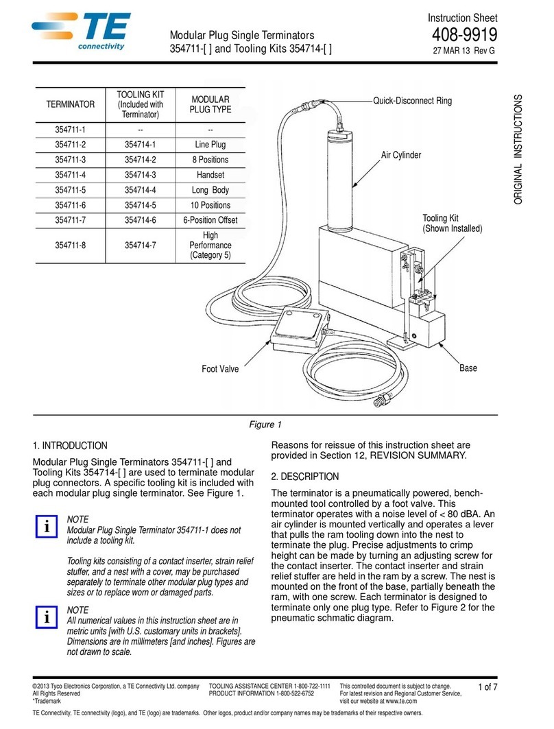 TE Connectivity 354711-1 User manual