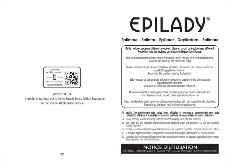 Epilady EP811-34 user manual