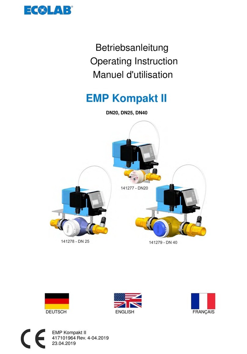 Ecolab EMP Kompakt II User manual