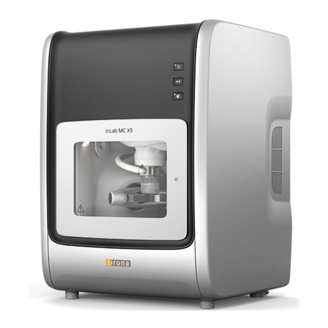 Sirona inLab MC X5 User manual
