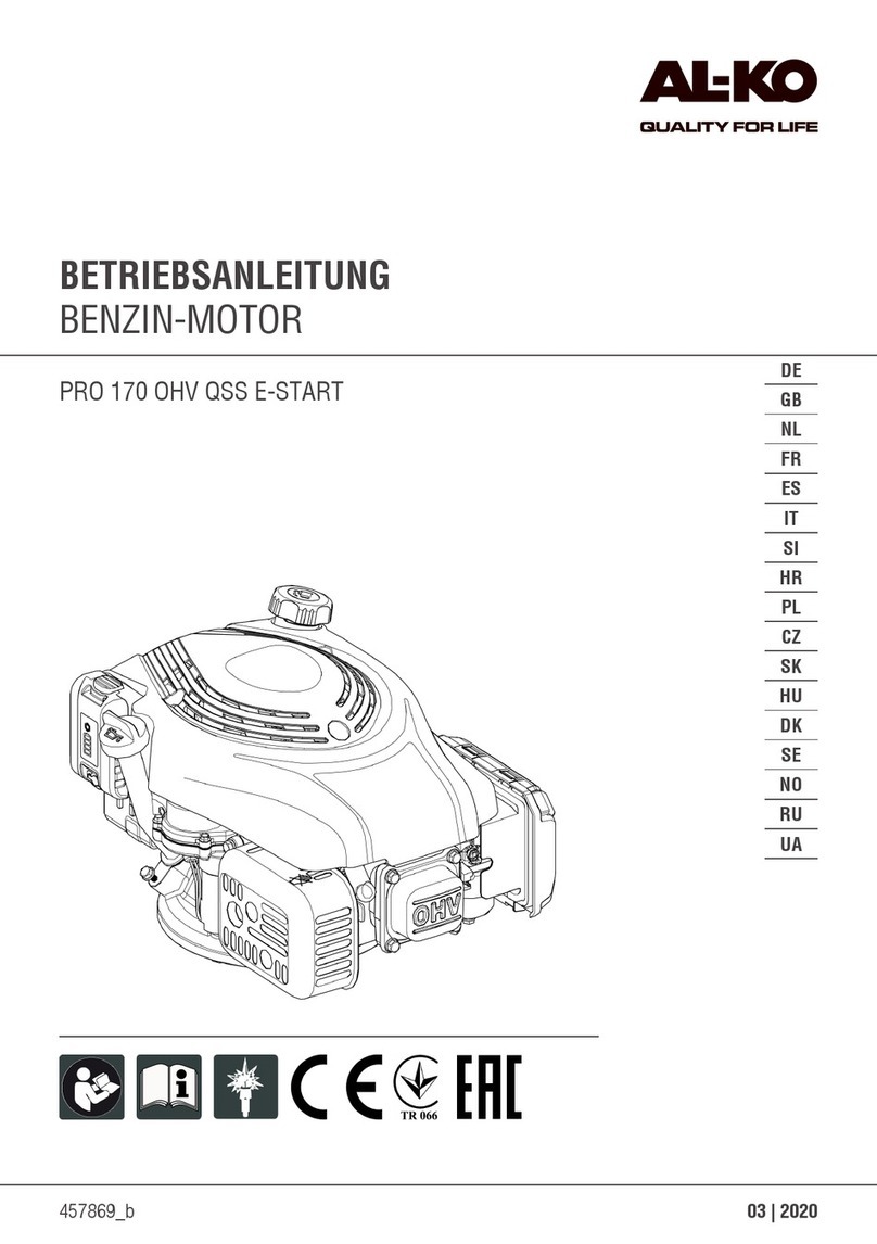 AL-KO PRO 170 OHV QSS E-Start User manual