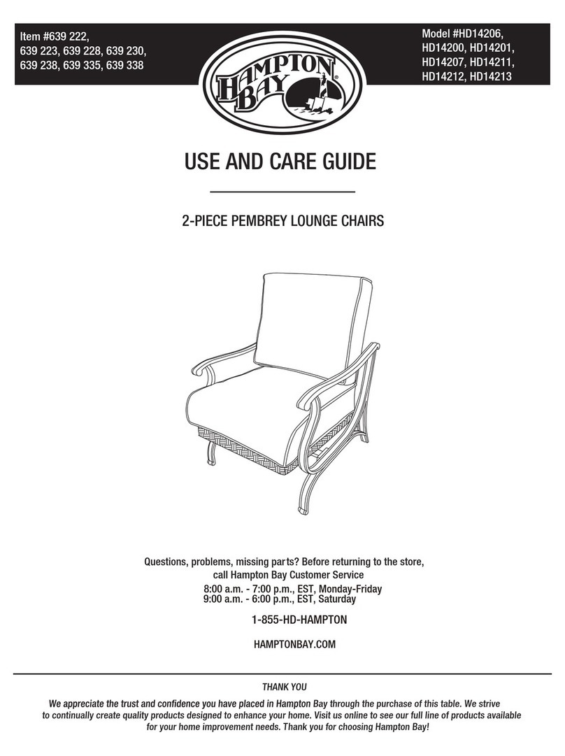 HAMPTON BAY PEMBREY HD14206 User manual