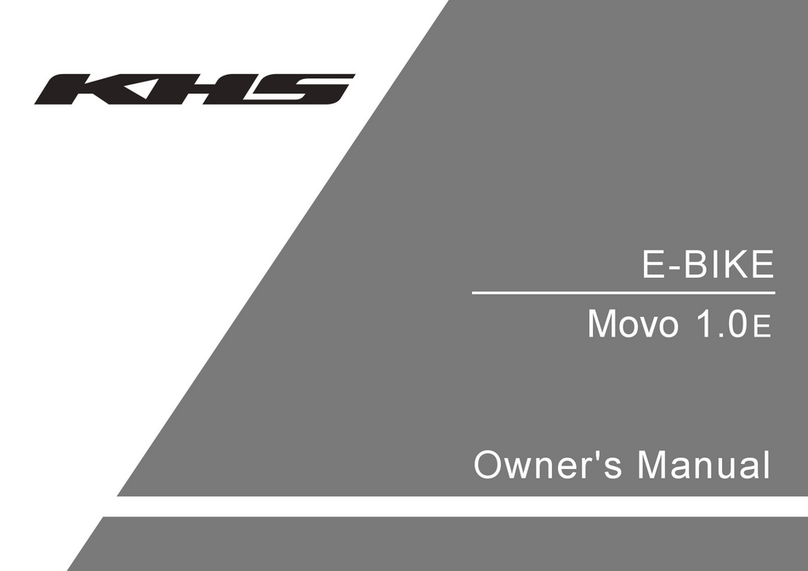 KHS Movo 1.0E owner's manual