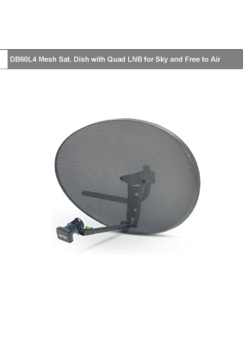 Global Invacom DB60L4 Quick user guide