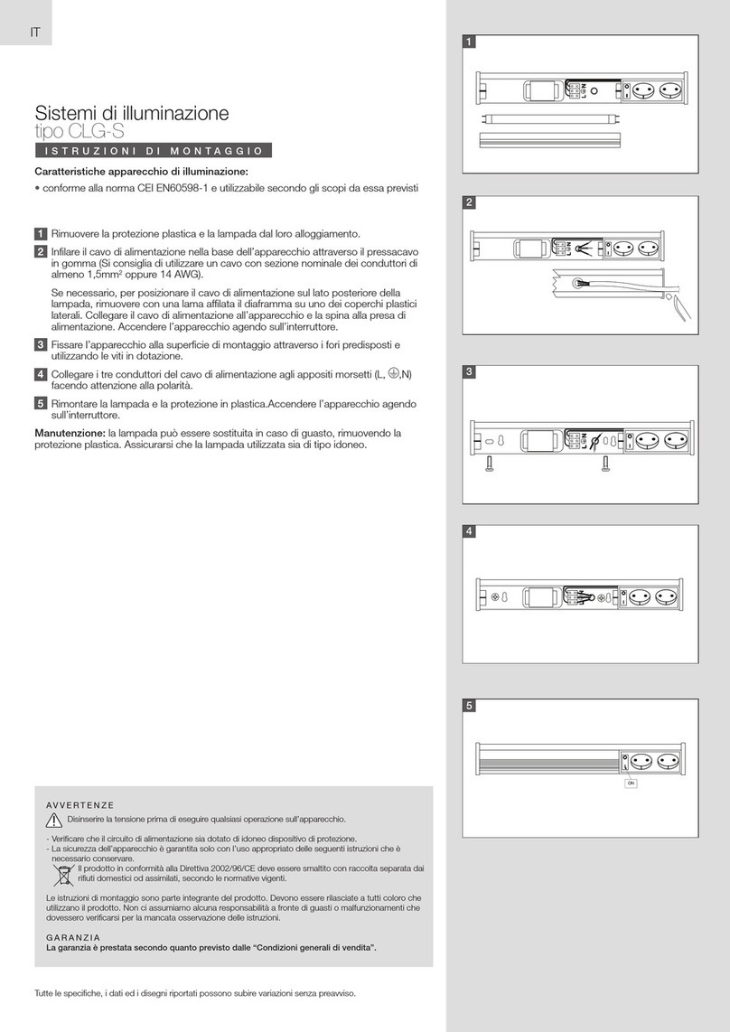 Fandis CLG-S Mounting instructions