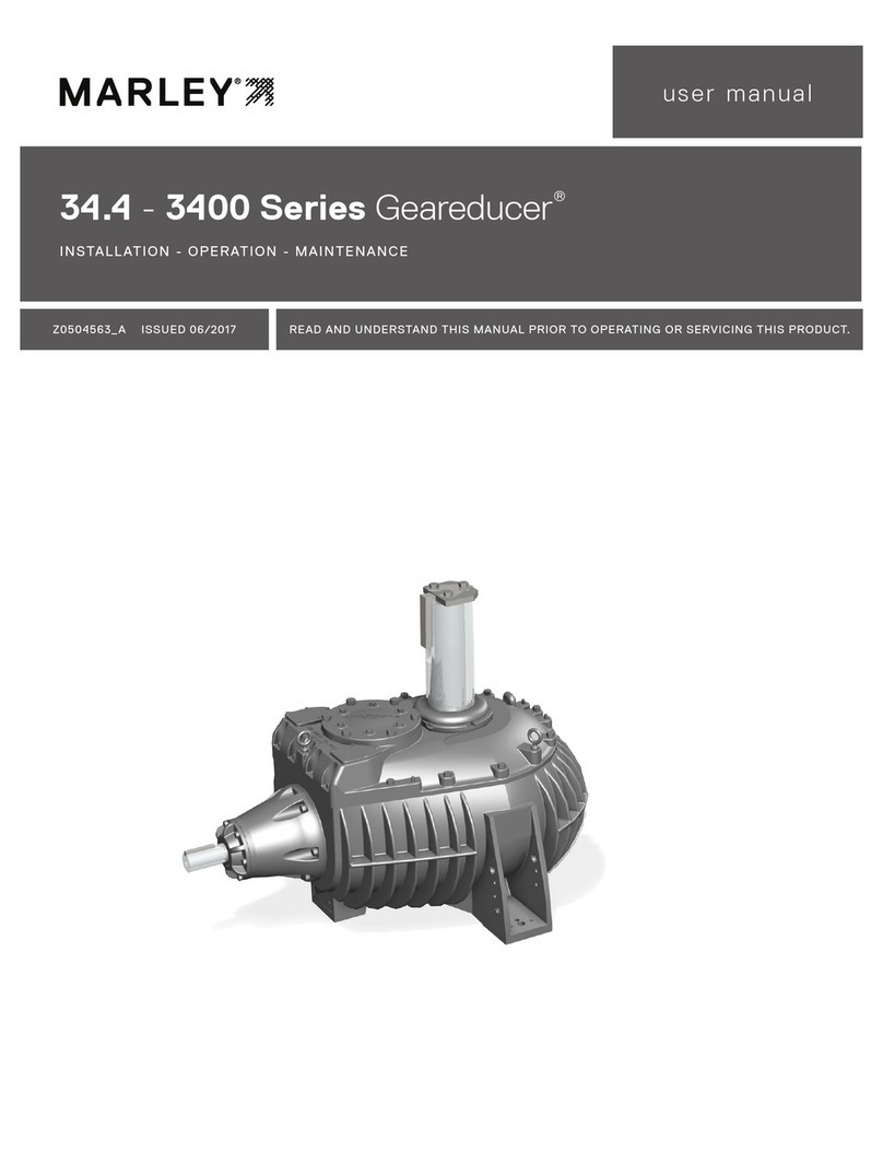 SPX Marley Geareducer 34.4 Series user manual