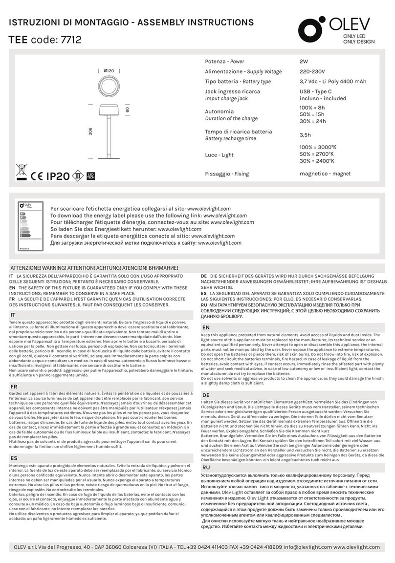 Olev TEE Assembly instructions