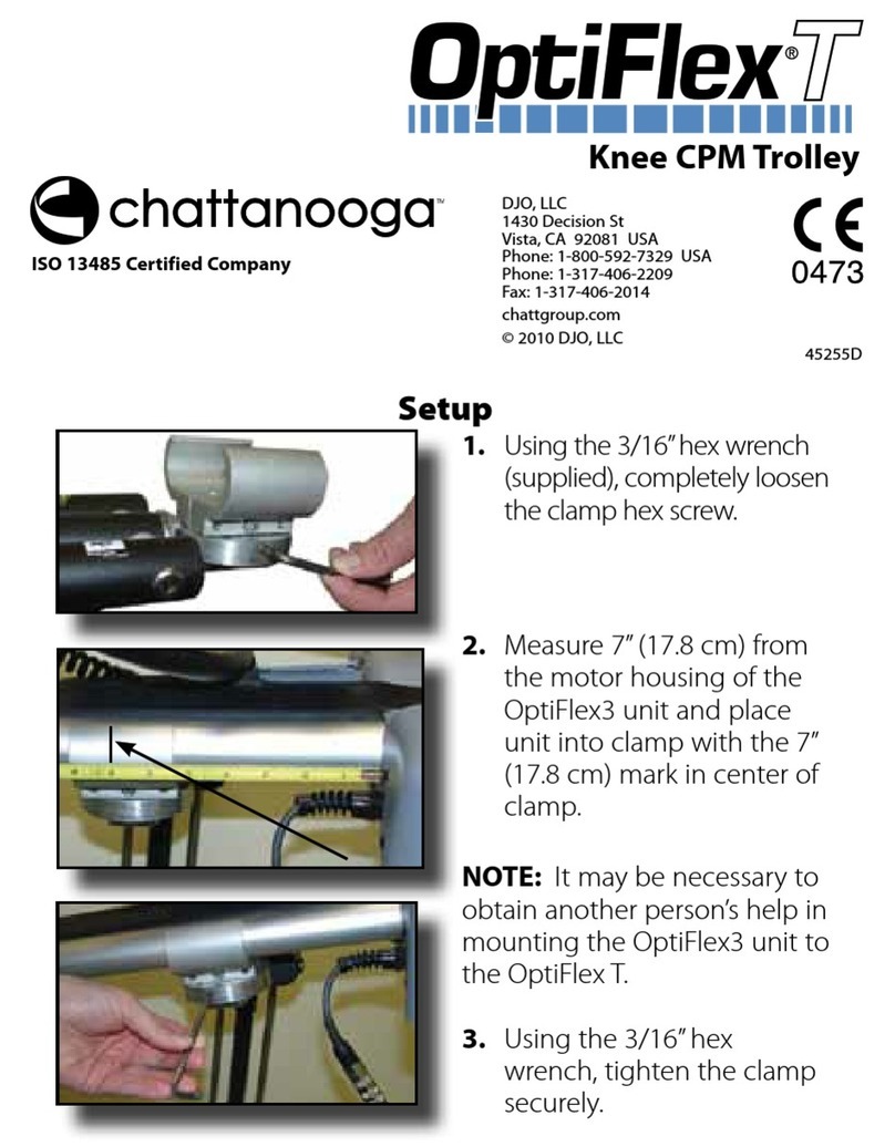 Chattanooga OptiFlex T quick start guide