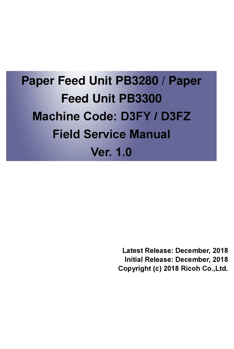 Ricoh PB3280 Field service manual