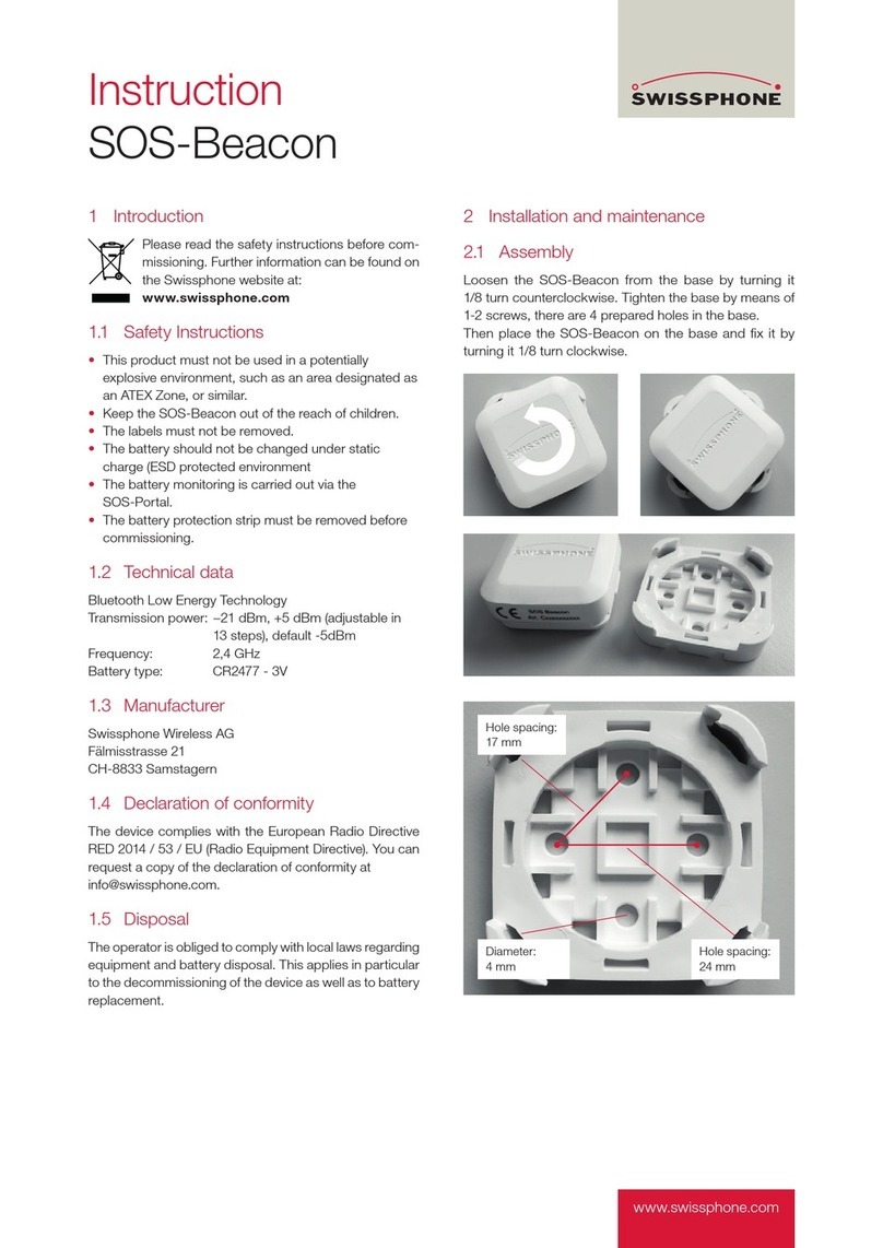 SwissPhone SOS-Beacon Instruction