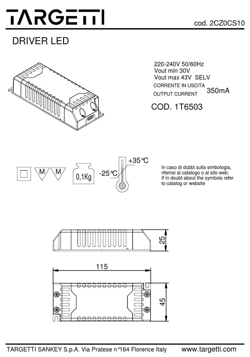 Targetti 1T6503 manual