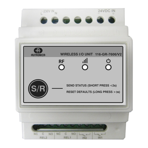 Autronica 116-GR-7600/V2 Quick installation guide