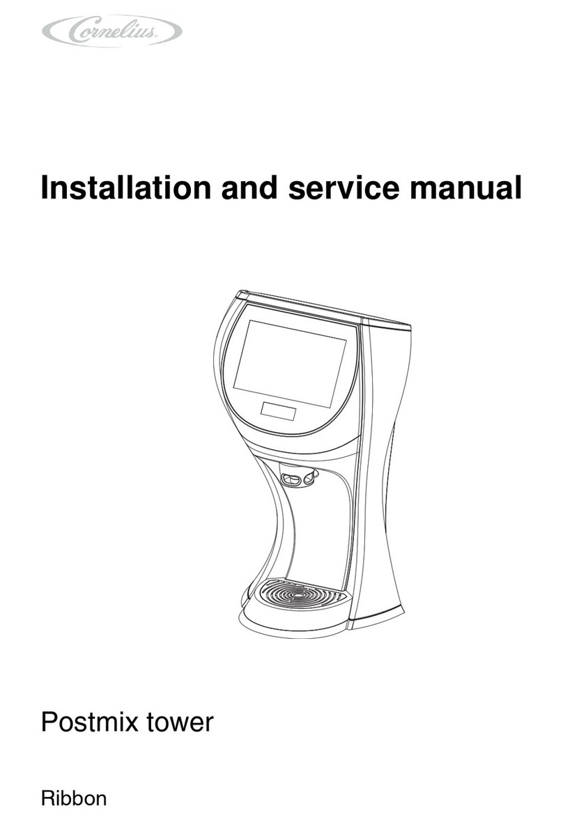 Cornelius Ribbon Installation and service manual Cornelius Ribbon Installation and service manual