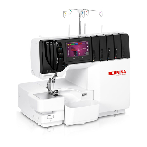 Bernina L 890 quick reference