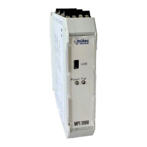 Mutec MF3000 Ex Service manual