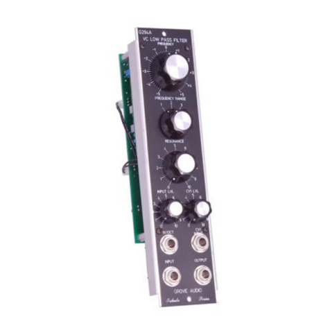 Grove Audio GMS-294A User manual