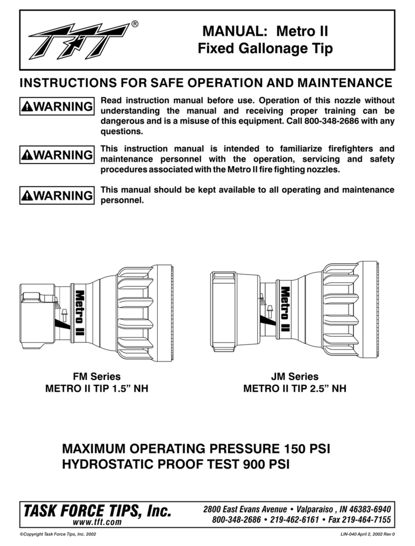 Task Force Tips FM Series INSTRUCTIONS FOR SAFE OPERATION AND MAINTENANCE