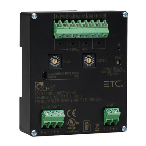 ETC Echo Contact Input installation guide